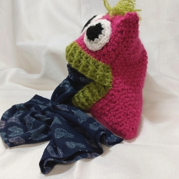 Handmade Crochet Monster Pajama Eater! - Picture 2 of 9